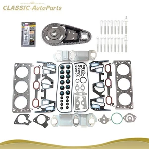 Kit de pernos de junta de culata de cadena de distribución para 00-05 Chevrolet Impala Lumina Buick 3,1 L - Imagen 1 de 7