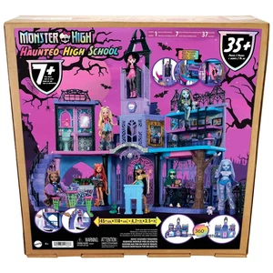 Monster High Haunted High High Juego Escuela Secundaria 7 Áreas de Juego 35 Accesorios - Imagen 1 de 7