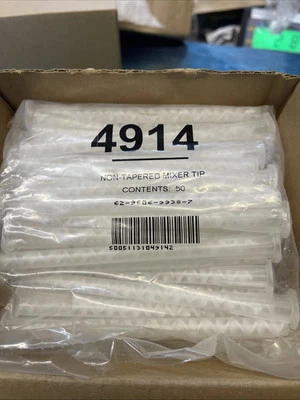 (Caja de 42) Puntas mezcladoras adhesivas 3M Duramix no cónicas para reparación automotriz 04914 Foto 1 de 2