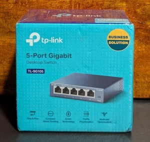 TP-Link - Switch Gigabit 5 porte - Switch desktop - TL-SG105 - Nuovo e sigillato - Foto 1 di 6