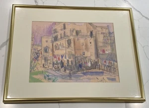 Polly King - 40er Jahre Ära - Urbanes Stadtbild, signiertes Stück - Bild 1 von 8