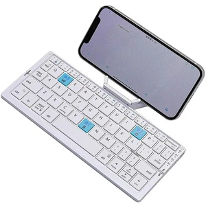 Mini Foldable Bluetooth Keyboard Silent, Rechargeable, Aluminum Alloy Housing... - Picture 1 of 9