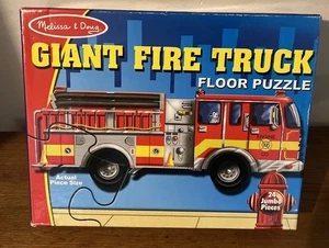 Melissa & Doug Puzzle da Pavimento Jumbo Gigante 24 Pezzi Puzzle Multicolore Completo! - Foto 1 di 2
