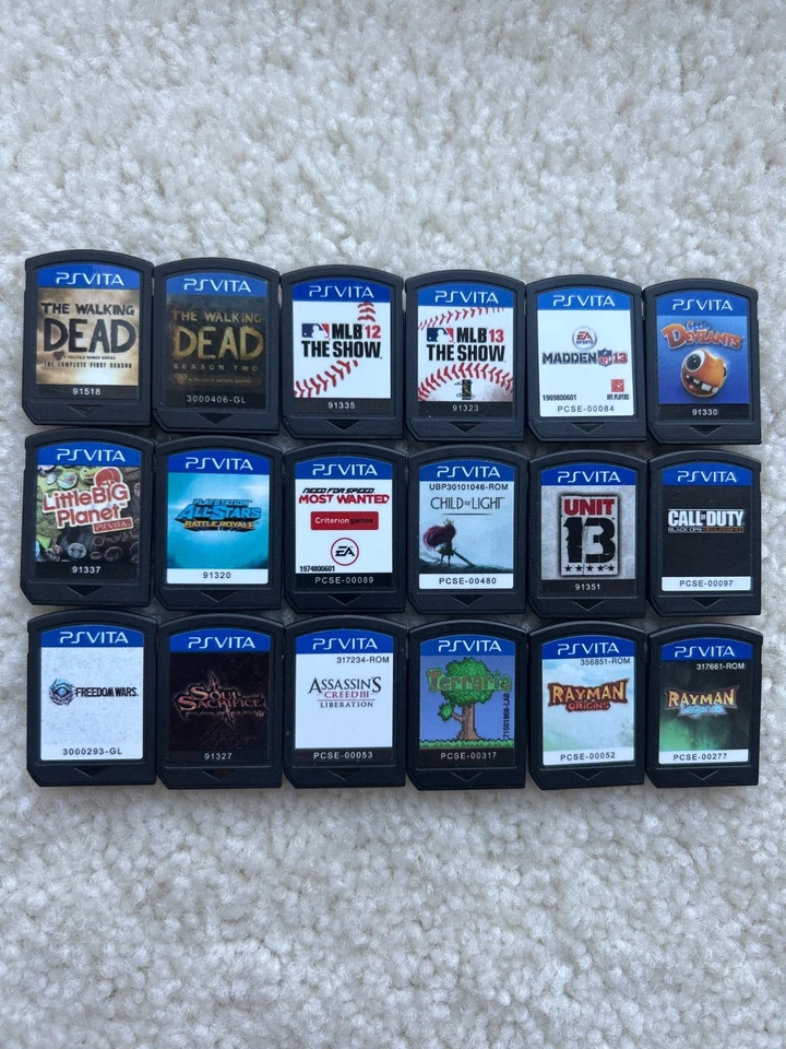 18 CARTS Only PlayStation PS Vita Games Lot -tested- Please READ - Image 1 of 2