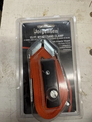 Tres (3) abrazaderas de banda de nailon Jorgensen de 15 pies Foto 1 de 3