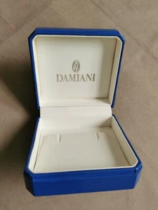 Damiani Vintage Blu Leder Halskette Schmuckschatulle guter Zustand - Bild 1 von 8