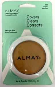 Almay Clear Complexion Pressed Powder 200 Light/Medium 0.28 oz / 8g - Picture 1 of 2