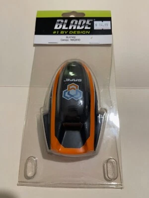 Blade BLH7402 Orange & Black Canopy For Blade 180QXHD - Image 1 of 2