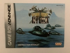 Strike Force Hydra GameBoy Advance solo manuale istruzioni - Foto 1 di 2