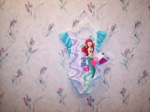 LITTLE MERMAID ARIEL "UNDER THE SEA" DISNEY SWIM SUIT UPF+ GIRL TODDLER SIZE 2T - Picture 1 of 18