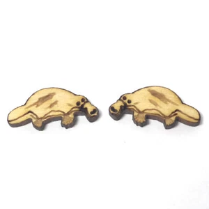 1 x Broche ornitorrinco 55 mm x 20 mm corte láser espalda plana hágalo usted mismo - Hecho en AUSTRALIA - Imagen 1 de 1