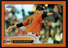 2012 Topps Chrome Orange Refractors #102 Madison Bumgarner GIANTS