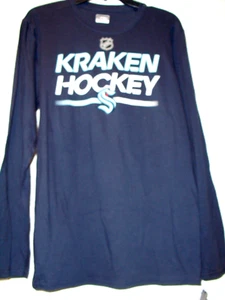 NEW Fanatics PRO SEATTLE KRAKEN Hockey Long Sleeved Size Large Unisex Men Women - Picture 1 of 2