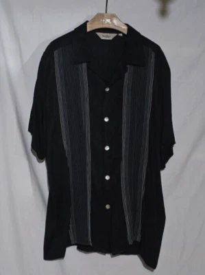 DaVinci California Made in USA SS BF Camp Shirt Gambino Voila Black XXL* - Image 1 of 4