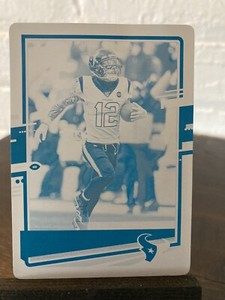 2020 Panini Donruss Cyan Printing Plate Will Fuller 1/1 !