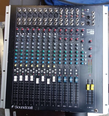 Mezclador Digital Soundcraft Spirit M8 En Buen Estado General - Imagen 1 de 4