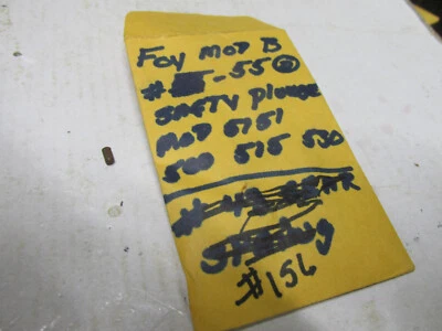 [156] Fox mod. B, pasador de émbolo de seguridad, parte #55, sin envío internacional Foto 1 de 2