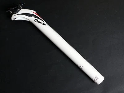 mr-ride 31.6x350mm 165g Climax SP03B carbon SeatPost SB25 Ti bolt White - Image 1 of 4