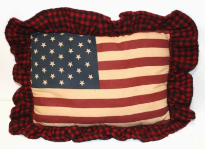 Vintage American Flag Pillow "NO RESERVE" - Image 1 of 2