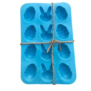 Stampi Caramelle Silicone Set di 4 FORME PASQUALI: Easter Egg, Coniglio, Diff Egg - Foto 1 di 3