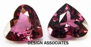 RHODOLITE GARNET 12 MM HEART CUT BEAUTIFUL COLOR F-4380 - Picture 1 of 1