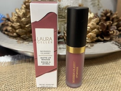 2X LAURA GELLER Modern Classic Matte Lip Mousse "Rich Rose" 0.08 NEW In BOX - Image 1 of 2