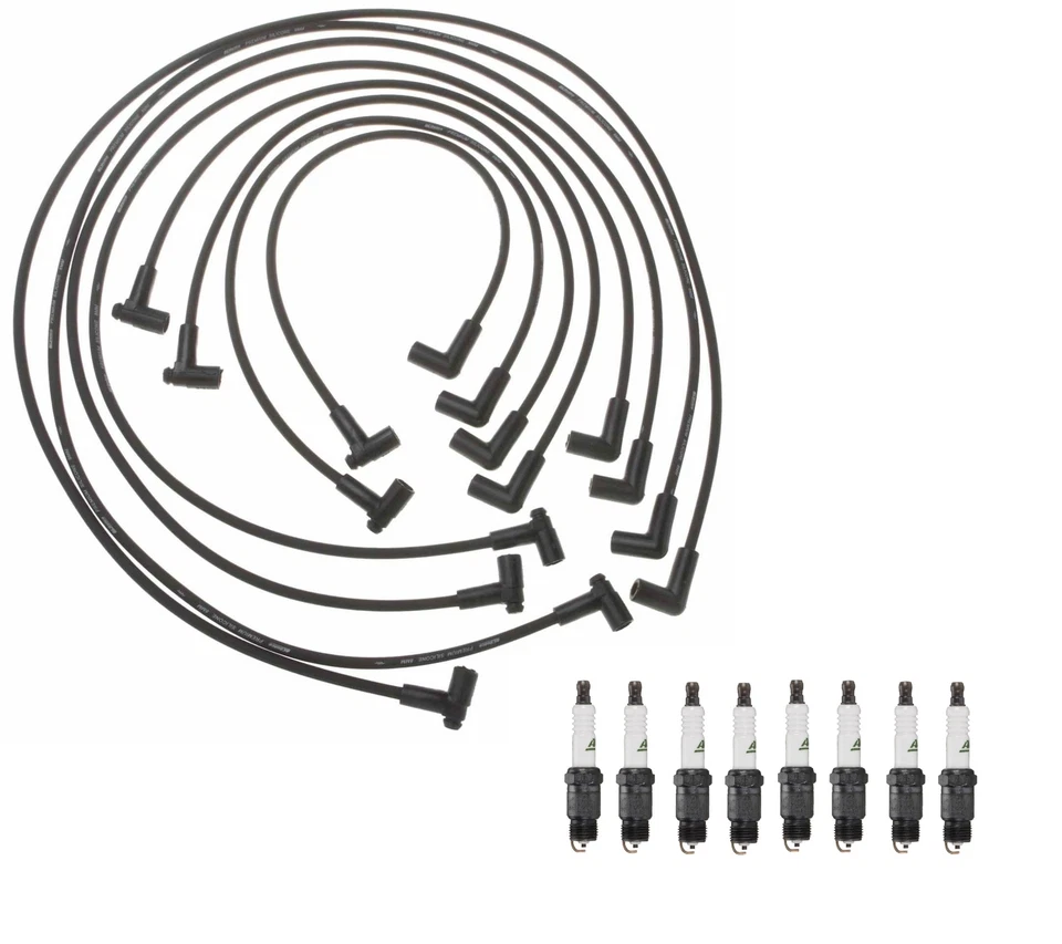 Professional Ignition Wire Set & 8 ACDelco Spark Plugs Kit For Chevy 5.7 V8 - Изображение 1 из 1
