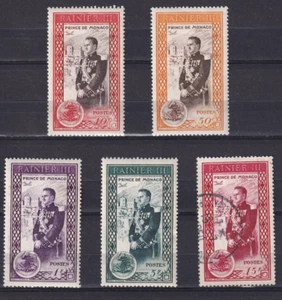 Monaco 1950 SC# 247-251 Mint HR & Used - Bild 1 von 1
