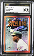 TONY GWYNN 1996 TOPPS FINEST STERLING BRONZE REFRACTOR #61 CSG 9.5 