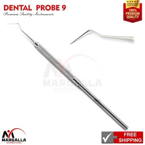 Explorer 9 Probe Diagnostic Endodontic Dental Examination Surgical Instruments - Picture 1 of 3