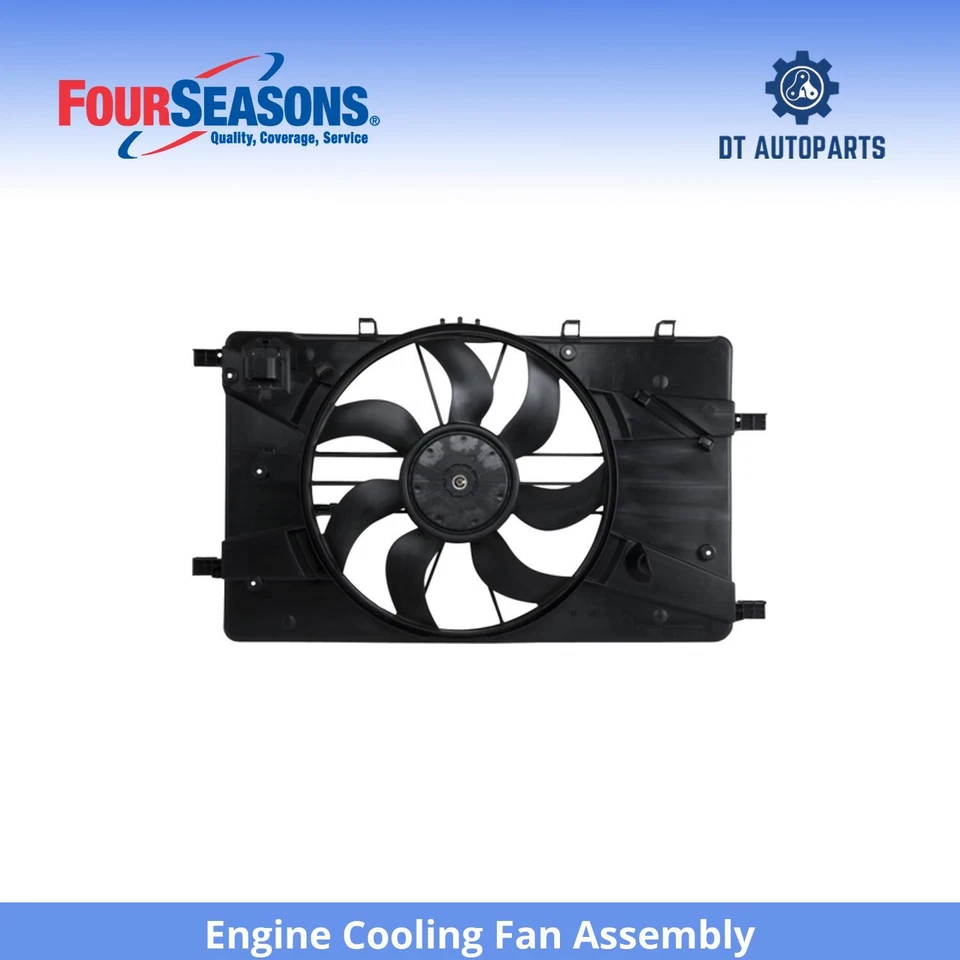 Conjunto de ventilador de refrigeración del motor Chevrolet Cruze 2011-2014 4 estaciones 2012 2013 Foto 1 de 4