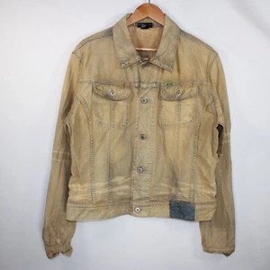Vintage Diesel Jacke Herren XL Rost Denim Trucker Typ 3 Retro Jeans Patch Biker - Bild 1 von 15