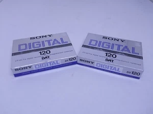 * X2 CASSETTE SONY DT-120 DIGITAL 120 MINUTES DAT - Imagen 1 de 2