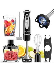 Handheld Immersion Blender, Vegetable Meat for Smoothies,Sauces, Baby Food Soups - Picture 1 of 20