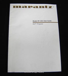 Original Marantz VP-12S1 User Guide - Picture 1 of 1