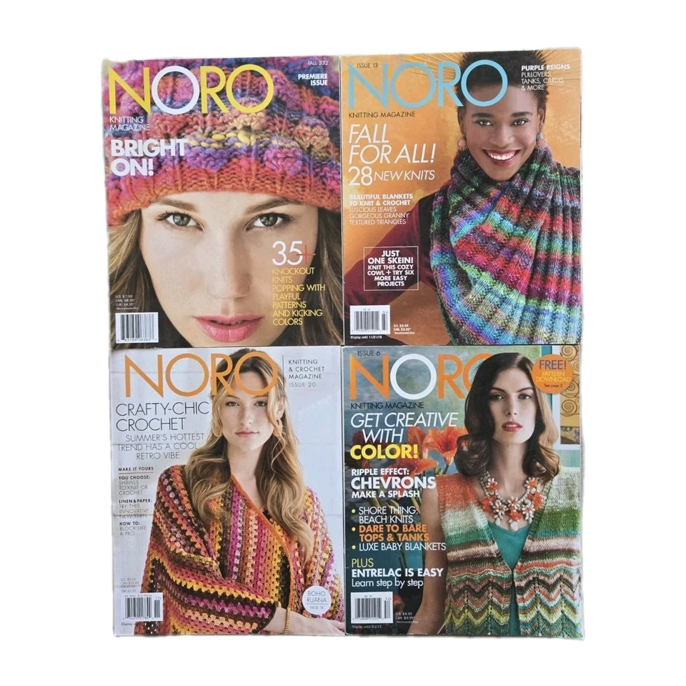 Noro Knitting Magazine Lot Of 4 2012 - 2022 - Image 1 of 1