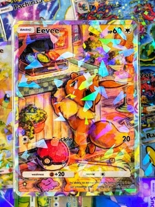 Eevee Proxy Tarjeta de Bolsillo Aplicación TCG Arte Completo Genético Apex Set - Imagen 1 de 3