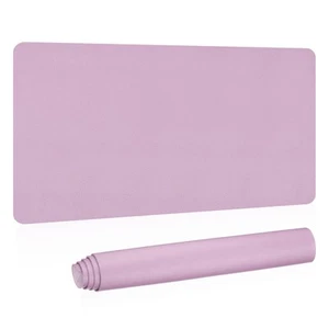 31"x15" Large Desk Mat, PU Leather Dual Side Large Desk Pad, Purple - Afbeelding 1 van 6
