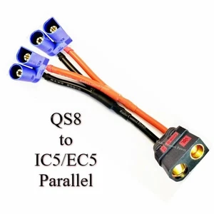 RCP-QS8 Buchse auf (2) IC5/EC5 Parallel Kabelbaum 8 oder 10 AWG Kabel - Bild 1 von 15