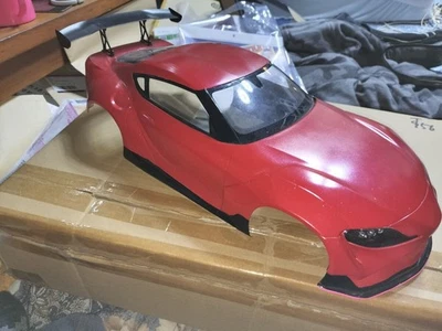 Addiction Supra RC Car Body Painted Finished Body Only Drift Rare - Image 1 of 4