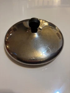 Tapa de repuesto para sartén de acero inoxidable Farberware vintage de 1 cuarto - Imagen 1 de 3