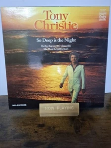 TONY CHRISTIE-SO DEEP IS THE NIGHT,VINYL LP,1978 UK VG+/VG - Picture 1 of 4