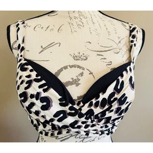 Bleu by Rod Beattie Women's Animal Instinct Bikini Top Size 34D - Picture 1 of 7