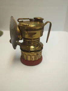 Ancienne lampe tête de mineur compte-gouttes Guy par Shanklin MFG Co Springfield Ill. - Photo 1/7