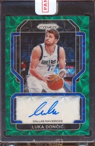 2021 PANINI PRIZM LUKA DONCIC GREEN SCOPE PRIZM AUTO AUTOGRAPH 4/8! - Picture 1 of 2