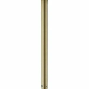 Progress Lighting AirPro 12" Ceiling Fan Downrod, Vintage Brass - P2603-163 - Picture 1 of 5