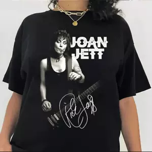 Joan Jett American Singer Performance Unisex T-Shirt Full Size KK83 - Picture 1 of 3
