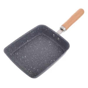 Non-stick Pan Nonstick Pans Small Egg Frying Square Stainless Steel - Picture 1 of 12