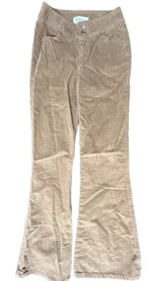 RE Generation By Celebrity Pink 3/26 Flower Brown Corduroy Pants - Image 1 of 4