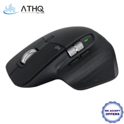 Logitech MX MASTER 3S Performance Ergonomic Optical Wireless Mouse 910-006556 - Image 1 of 4